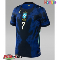 Camiseta Brasil Vinicius Junior #7 Visitante Equipación Mundial 2026 manga corta